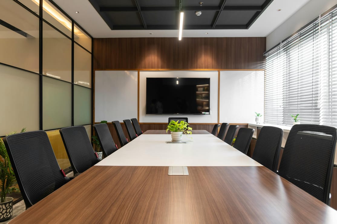 AV-equipped boardroom